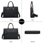 FSD.WG]Business Bag Leather Briefcase Shoulder Laptop Business Bag for Men - Image 3